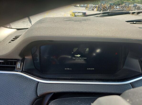 SALZJ2FX7LH060716 2020 LAND ROVER RANGE Black Instrument cluster view