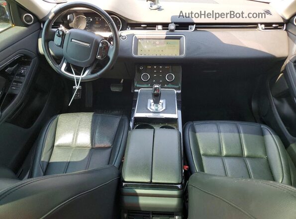 SALZJ2FX7LH116332 2020 LAND ROVER RANGE Black Widok deski rozdzielczej