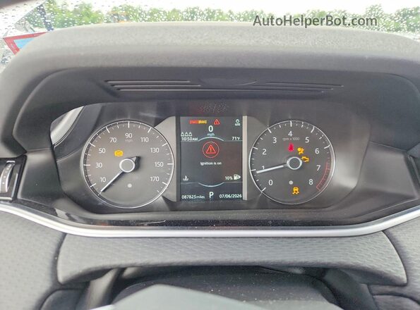 SALZJ2FX9LH070695 2020 LAND ROVER RANGE White Սարքավորումների վահանակի տեսք