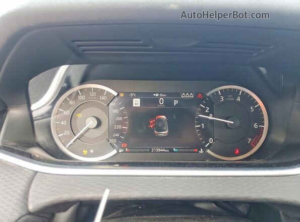 SALZJ2FX9LH075993 2020 LAND ROVER RANGE Черный Вид щитка приборов