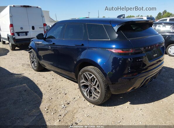 SALZL2FX8NH171885 2022 LAND ROVER RANGE ROVER EVOQUE Синий Задняя левая четверть