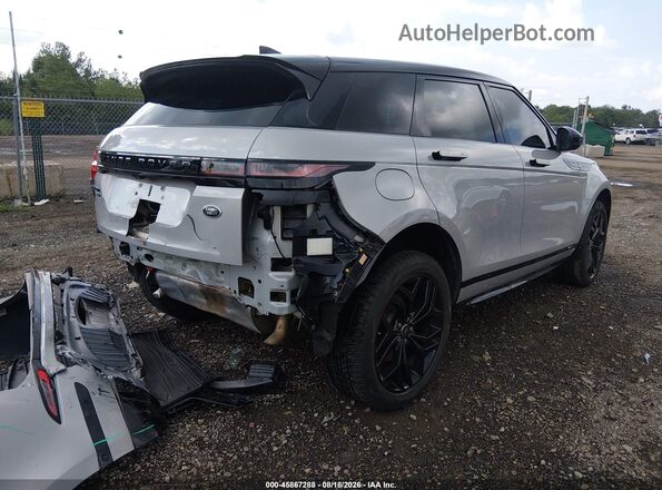 SALZL2GX0LH031986 2020 LAND ROVER RANGE ROVER EVOQUE Silver Trasero derecho