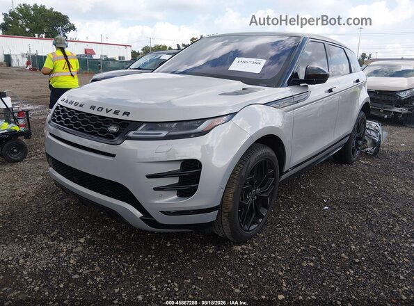 SALZL2GX0LH031986 2020 LAND ROVER RANGE ROVER EVOQUE Silver Vista tres cuartos delantera izquierda