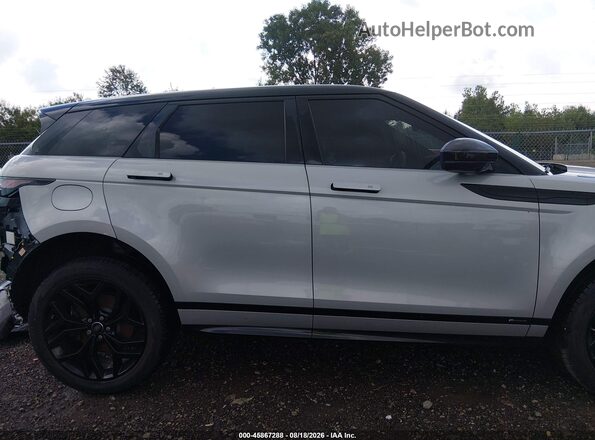 SALZL2GX0LH031986 2020 LAND ROVER RANGE ROVER EVOQUE Silver Vista interior trasera