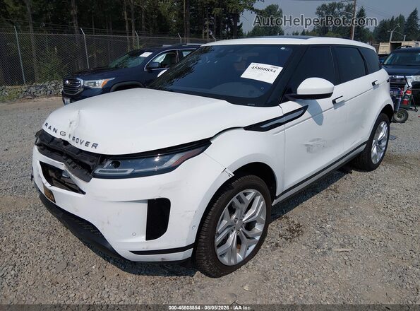 SALZP2FX6LH100024 2020 LAND ROVER RANGE ROVER EVOQUE White Vista tres cuartos delantera izquierda