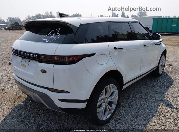SALZP2FX6LH100024 2020 LAND ROVER RANGE ROVER EVOQUE White Trasero derecho