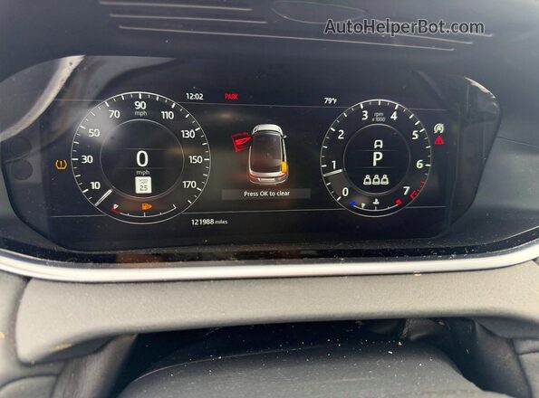 SALZP2FX7LH075196 2020 LAND ROVER RANGE White Առջևի վահանակի տեսք