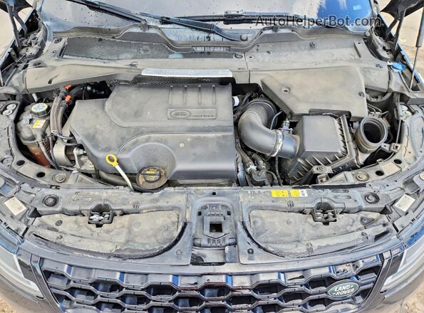 SALZP2FX8LH085350 2020 LAND ROVER RANGE Black Engine compartment view