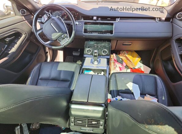 SALZP2FX8LH117827 2020 LAND ROVER RANGE Black წინა პანელის ხედი