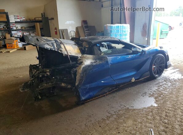 SBM14SCA0NW765729 2022 MCLAREN 765LT Синий Задняя правая четверть