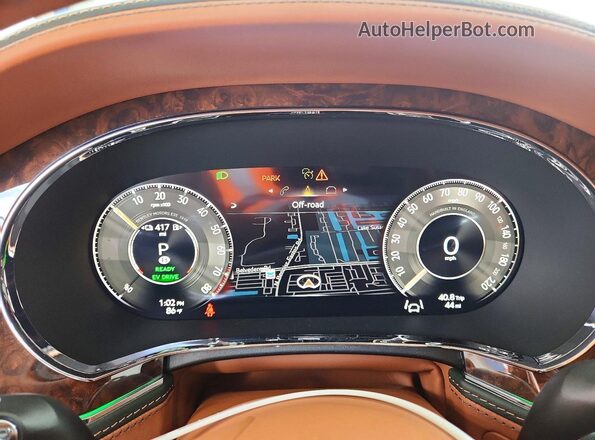 SCBBP6ZG7TC025989 2026 BENTLEY OTHER Green Instrument cluster view
