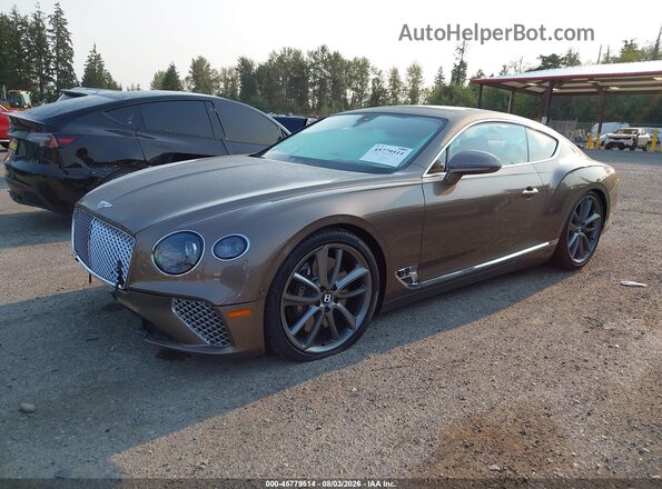 SCBCB2ZG8MC086250 2021 BENTLEY OTHER Brown Առջևի ձախ երեք քառորդ տեսարան