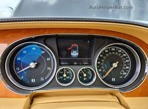 SCBGT3ZA8GC055326 2016 BENTLEY CONTINENTAL Blue Սարքավորումների վահանակի տեսք