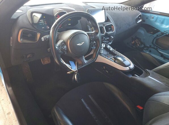 SCFSMGAW3KGN00528 2019 ASTON MARTIN VANTAGE Blue Առջևի վահանակի տեսք
