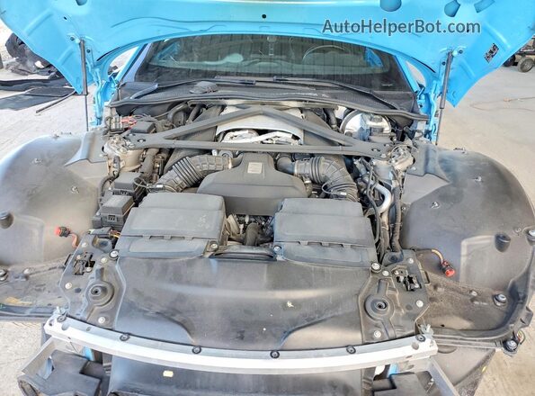 SCFSMGAW3KGN00528 2019 ASTON MARTIN VANTAGE Blue Սալոնի հետևի տեսք