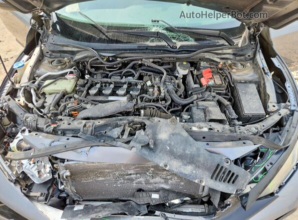 SHHFK7G23JU226829 2018 HONDA CIVIC Gray Widok wnętrza z tyłu