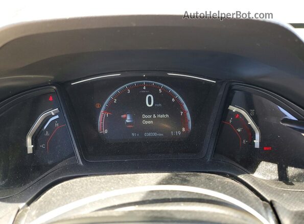 SHHFK7G44LU210952 2020 HONDA CIVIC Gray Instrument cluster view