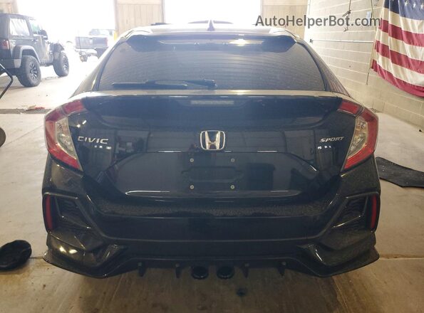SHHFK7G48MU221597 2021 HONDA CIVIC Black Vista trasera