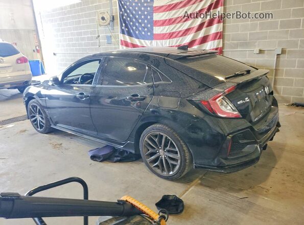 SHHFK7G48MU221597 2021 HONDA CIVIC Black Trasero izquierdo