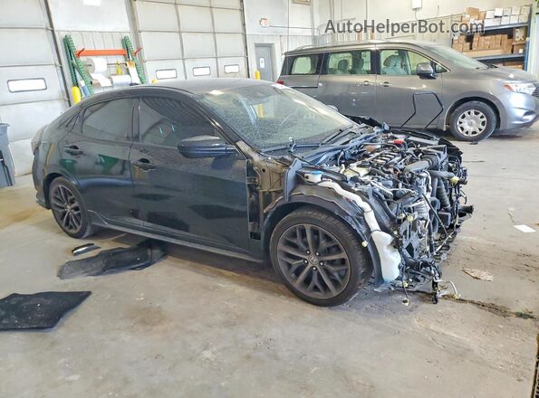 SHHFK7G48MU221597 2021 HONDA CIVIC Black Delantero derecho