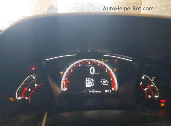SHHFK7G48MU221597 2021 HONDA CIVIC Black Vista del cuadro de instrumentos