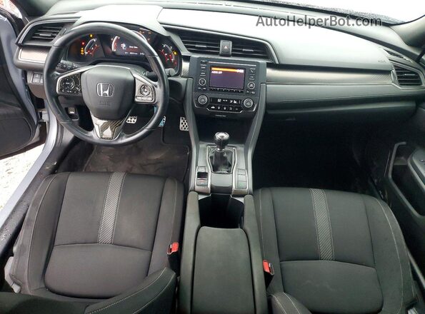 SHHFK7G4XKU216897 2019 HONDA CIVIC Gray Widok deski rozdzielczej