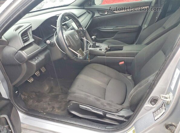 SHHFK7G4XKU216897 2019 HONDA CIVIC Gray Widok wnętrza z przodu