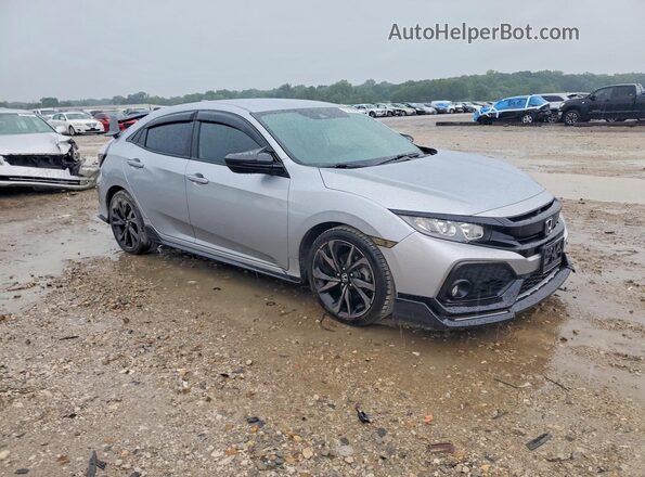 SHHFK7G4XKU216897 2019 HONDA CIVIC Gray Przód prawy