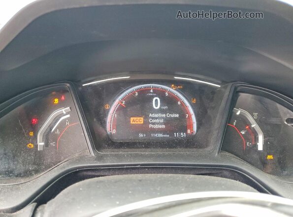 SHHFK7G4XLU212446 2020 HONDA CIVIC Черный Вид щитка приборов