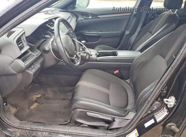 SHHFK7G4XLU212446 2020 HONDA CIVIC Черный Вид салона спереди
