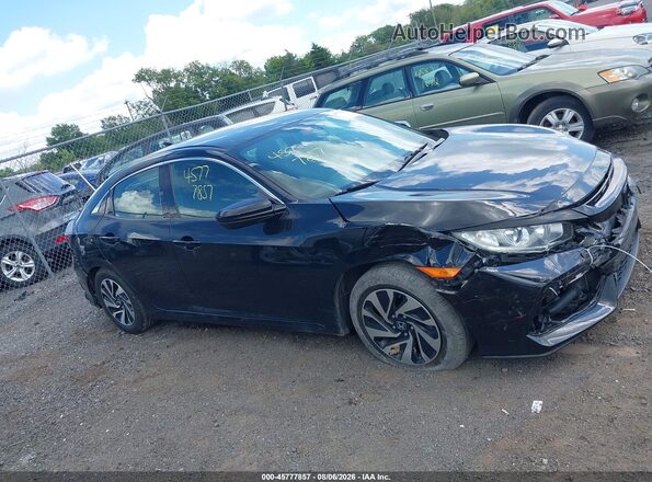 SHHFK7H20HU223993 2017 HONDA CIVIC Black Вид задньої частини салону