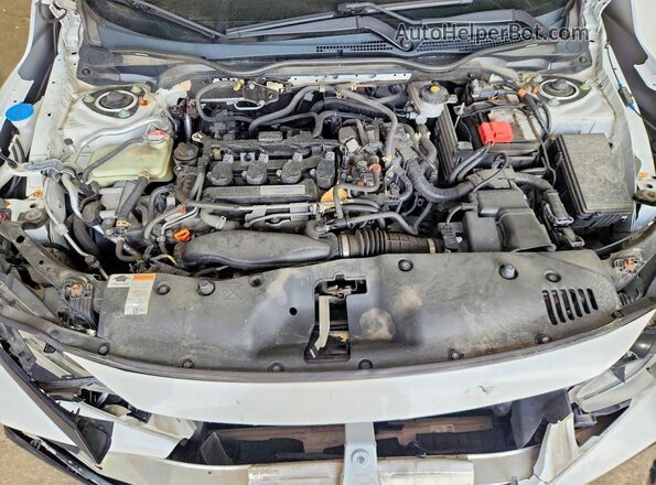 SHHFK7H25HU407892 2017 HONDA CIVIC Белый Вид задней части салона