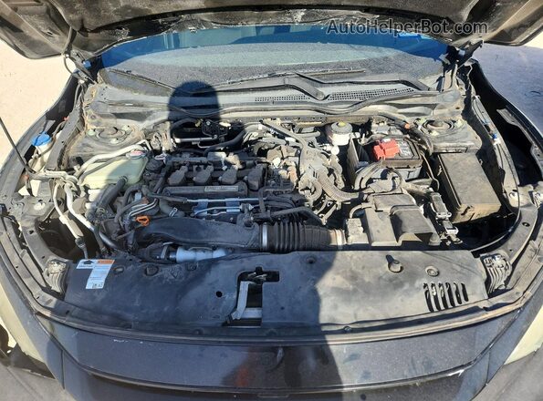 SHHFK7H26JU410015 2018 HONDA CIVIC Black უკანა სალონის ხედი