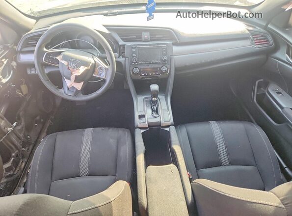 SHHFK7H28JU409092 2018 HONDA CIVIC Black Առջևի վահանակի տեսք