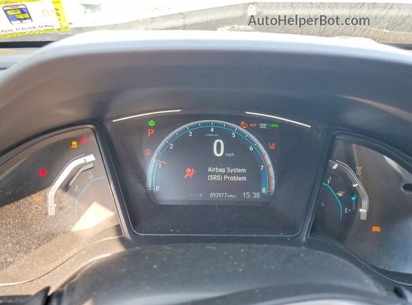 SHHFK7H30LU417151 2020 HONDA CIVIC Серебряный Вид щитка приборов