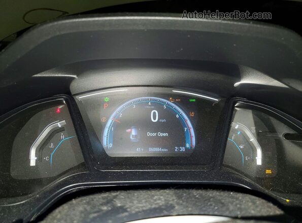 SHHFK7H33LU211127 2020 HONDA CIVIC White Instrument cluster view