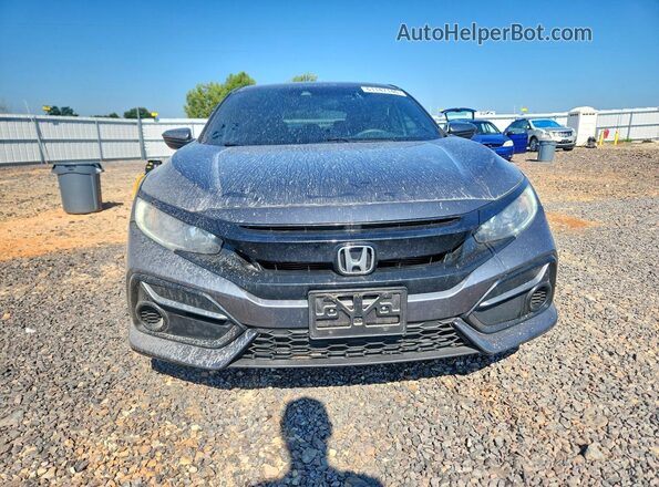 SHHFK7H33MU205460 2021 HONDA CIVIC Gray Front view