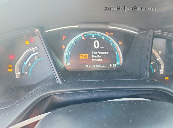 SHHFK7H33MU205460 2021 HONDA CIVIC Gray Instrument cluster view