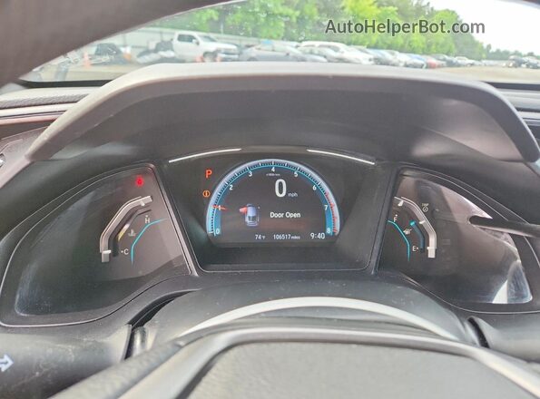 SHHFK7H39LU217305 2020 HONDA CIVIC Серебряный Вид щитка приборов