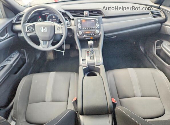 SHHFK7H39LU217305 2020 HONDA CIVIC Серебряный Вид панели приборов