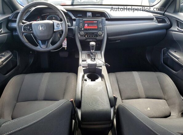 SHHFK7H3XLU215580 2020 HONDA CIVIC Black Вид панелі приладів