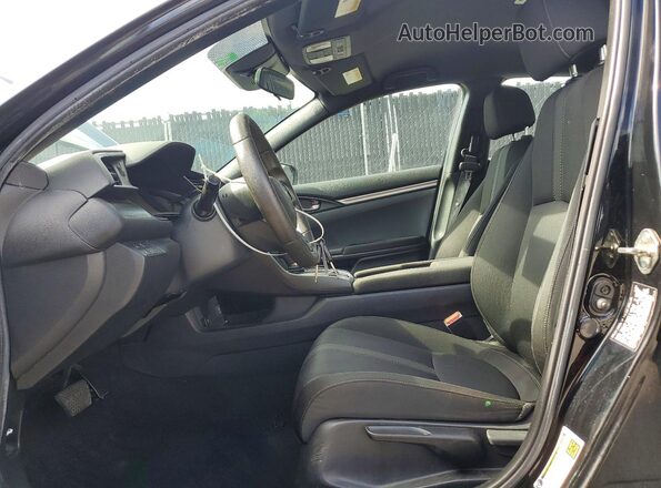 SHHFK7H3XLU215580 2020 HONDA CIVIC Black Вид салону спереду