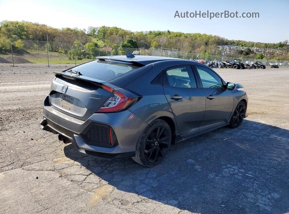 SHHFK7H40HU203910 2017 HONDA CIVIC Gray უკანა მარჯვენა