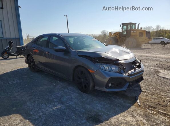 SHHFK7H40HU203910 2017 HONDA CIVIC Gray წინა მარჯვენა