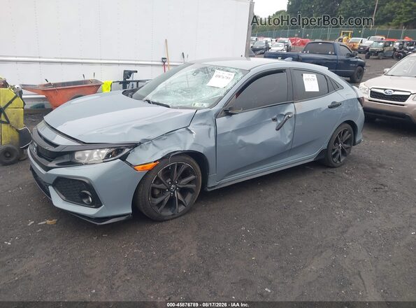 SHHFK7H40HU425735 2017 HONDA CIVIC Gray Передня ліва чверть