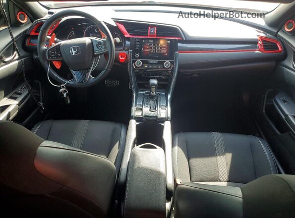 SHHFK7H40LU222918 2020 HONDA CIVIC Red Dashboard view