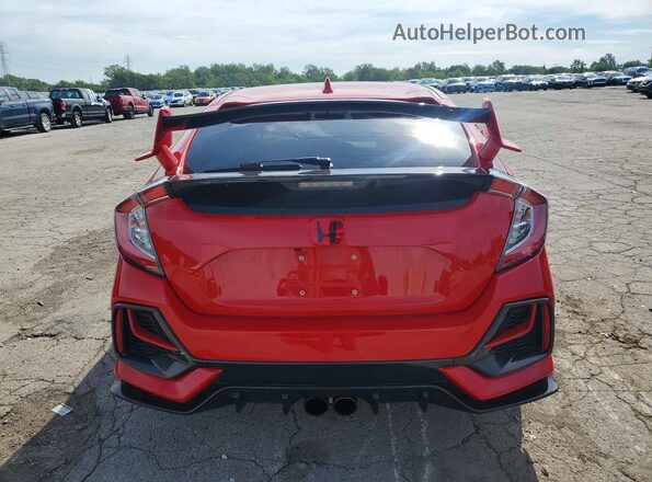 SHHFK7H40LU222918 2020 HONDA CIVIC Red Rear view
