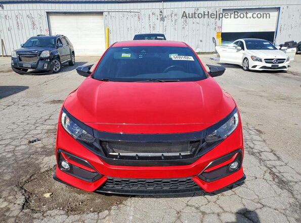 SHHFK7H40LU222918 2020 HONDA CIVIC Red Front view