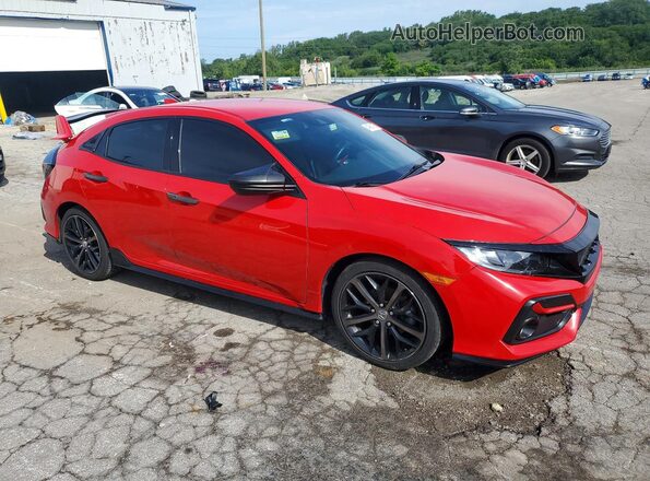 SHHFK7H40LU222918 2020 HONDA CIVIC Red Front right