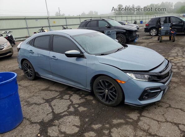 SHHFK7H40LU412203 2020 HONDA CIVIC Blue Przód prawy